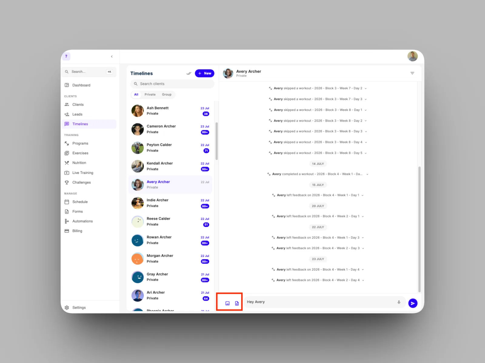 document icon.