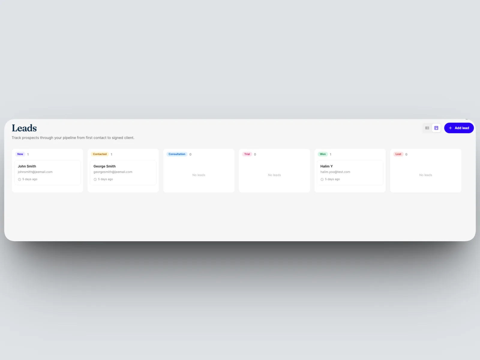 at the top of the page.